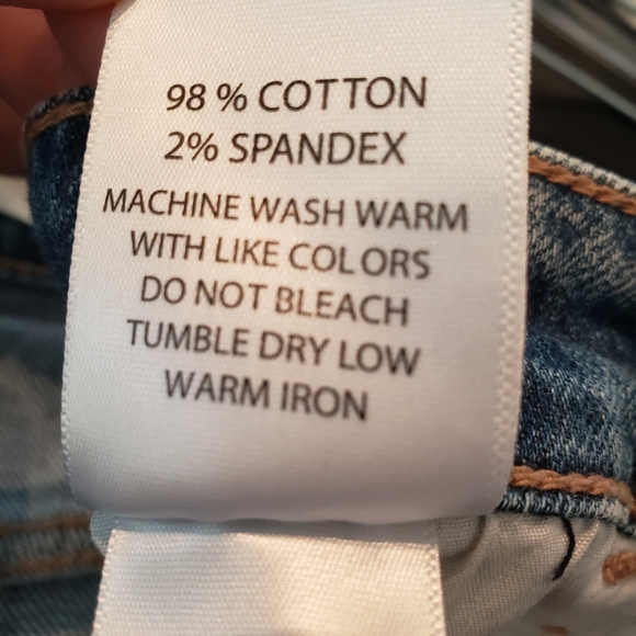 Willow + Root High Rise Shortie Distressed Denim Shorts Size M - Picture 4 of 4